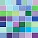 Robert Kaufman 2-1/2in Strips Roll Up Kona Solids Sunset Palette 43Pcs
