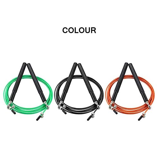Miwaimao Crossfit Jump Rope,Steel Wire Skipping Rope Adjustable Professional Speed Jump Rope Speed Jumping Boxing Gym… - Image 3