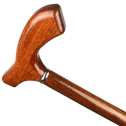 Walking Wooden Canes Crutches - Walking Crutch Cane for Men & Women - Walking Sticks Mobility Aids - Thumbnail 2