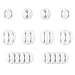 JEERIG Cable Clips Holders Cord Management, Multipurpose Cable Organizer 10 Pcs for Computer, Cell Phone or Charger (White)
