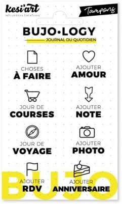 Clear Stamp For Bullet Journal Bujo Logy A To 8 Pcs Amazon Co Uk Kitchen Home