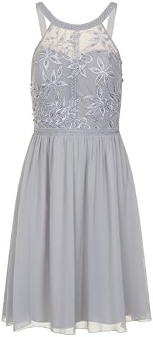 Little Mistress Womens/Ladies Crochet Trim Midi Dress