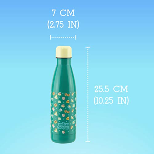 Paladone Animal Crossing Water Bottle, Standard, Multicolored, Metal
