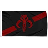 Mandalorian flag banner 3x5ft (Stripe)