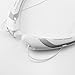 Bluetooth Headphones / Headset Rymemo Match Color Wireless Music Earphones Stereo Earbuds Sports/running Magnetic Neckband Style for Cellphone,Silver-White