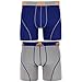 adidas Men's Sport Performance Boxer Briefs Underwear (2 Pack), Unity Ink/Light Onix, Large