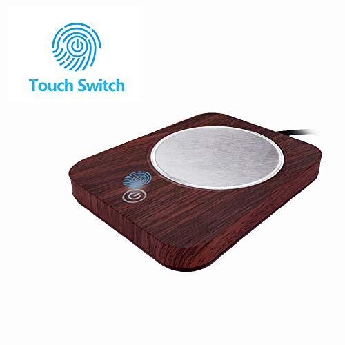 SWARK Smart Coffee Warmer for desk, Cup warmer with automatic shut off for Office Home Use, Electric Cup Beverage Plate for Candle, Water, Cocoa, Milk