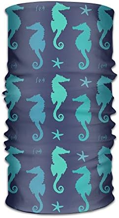 FarAwayFromHome Beanie Men&amp;Women Starfish Green Seahorse Turban Multifunctional Bandanas Sweatband Elastic Headwear Headscarf