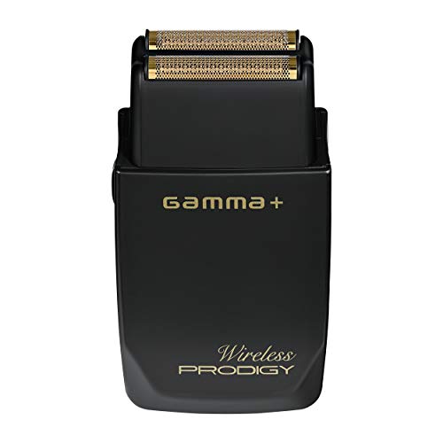 GAMMA+ Prodigy Professional Cordless Foil Shaver with Gold Titanium