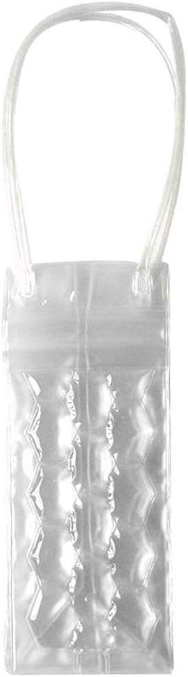 MG554zy0 Wine Bottle Freezer Bag Chilling Cooler Ice Pouch Beer Cooling Holder Carrier Wine Bottle Freezer Bag Chilling Cooler Ice White