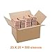 SPRINGPACK Coffee Sleeves - 500 count Disposable Corrugated Hot Cup Sleeves Jackets Holder - Kraft Paper Sleeves Protective Heat Insulation Drinks Insulated Fits 12,16,20,22,24 oz Coffee Cups