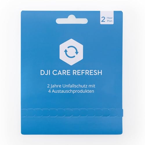 DJI FPV Care Refresh 2 años, DJI FPV, Hasta tres reemplazos en 24 meses, Soporte rápido, Cobertura contra accidentes y daños por agua, Activado en 48 horas