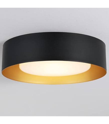 MOTHERLAKELAKE lynch.ブラトラ Black Triangle Bromi Design B4106BBG Lynch Black & Gold Flush Mount Ceiling