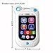 A-forest Baby Phone Toy Touch Swipe Screen Learning with 7 Pretend Apps and 3 Function Modes-Shock Resistant Baby Cell Phone Study Educational Telephone Toys for kids(White)