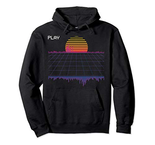 Outrun Synthwave Retrowave Wave Sunset Aesthetic Hoodie Pullover