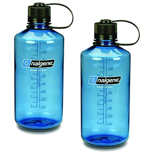 Nalgene Narrow Mouth 1 qt Everyday Water Bottle - 2 Pack 