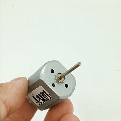 Bringsmart 2pcs 280SC 12V 11800rpm Mini DC Motor Round Shaft 22mm High Speed Electric Vehicle Power Window Motor Car Rear View Mirror Motor (FC280SC-20150) - Thumbnail 3