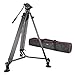 VILTROX VX-18M Professional Heavy Duty Video Camcorder Tripod with Fluid Drag Head and Quick Release Plate, 74" inch,Max Loading 10KG, with Carrying Bag,Horseshoe Shaped Bracket primary