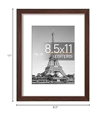 upsimples 8.5x11 Picture Frame, Display Pictures