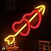 15.9' Neon Heart Light Sign, Wall Decor Neon Light Sign Art LED Neon Light for Home Decoration,Bedroom, Lounge, Office, Wedding, Christmas, Valentine's Day Party Powered by USB