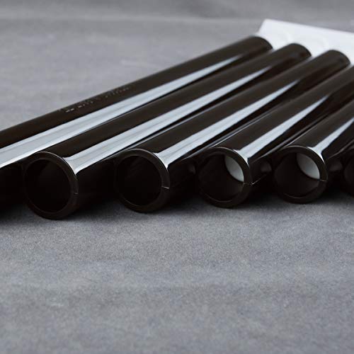 New Arrival 16 Pipes Pan Flute Pan Pipe G Key ABS Plastic Traditional Woodwind Musical Instrument for Beginner and Musical Lover (18 Pipes, dark brown and white) - Thumbnail 5