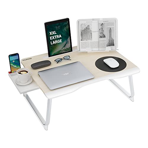 Laptop Bed Table, NEARPOW XXL Bed Trays for Eating, Laptops, Writing