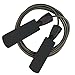 YZLSPORTS Professional Adjustable Steel Wire Jump Rope with Carrying Pouch by Fitness Factor Ergonomic,Durable,Easy to Adjust Premium Jump Rope All Heights and Skill Levels