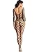 Amoretu Mesh Hole Jumpsuit Lingerie Crotchless Bodystocking