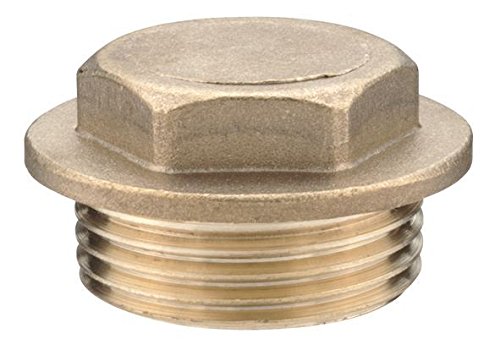 1/4" Brass Flanged Plug - Pack of 5