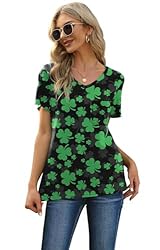 RUBZOOF Women's Short Sleeve St. Patrick's Day