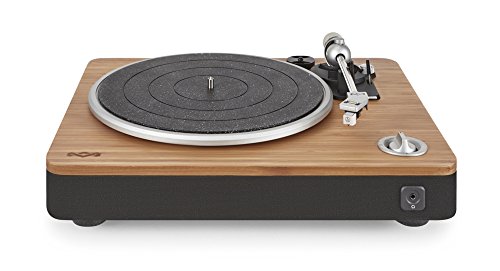 House of Marley Stir It Up Turntable with bonus Bob Marley Legend Album, Signature Black (EM-JT000RC-SB)
