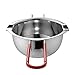 18/8 Stainless Steel Universal Melting Pot, Double Boiler Insert, Double Spouts, Heat-Resistant Handle, Flat Bottom, Melted Butter Chocolate Cheese Caramel Homemade Mask =580ML (Silver)