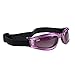 Chix Nomad Smoke Gradient Lens Pearl Purple Frame Goggles w/Strap