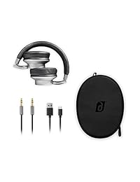 Damson headspace Wireless Cancelación de Ruido Auriculares de diadema   PREMIUM construcción de metal   Micrófono integrado   16 Hora battery