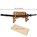 Eforlife Sword Holder Wall Mount Natural Wood Samurai Sword Rack Hanger Katana Wakizashi Tanto Genji Stand (龍-Dragon)
