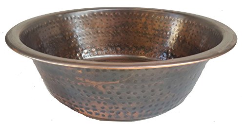 Egypt gift shops Oil Rubbed Bronze Patina Copper Basin Foot Bath Treatment Skin Calluses Removal Fitness Wellness Massage Skin Wash Pedicure Spa Beauty Salon Pain Homemade Care