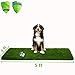 MTBRO Artificial Grass for Dogs, 3ft X 5ft X 1.5in Dog Grass Pad, Outdoor Dog Pee Grass and Grass Pad for Dogs, Professional Fake Grass for Patio.
