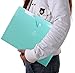 Skydue Office File Folders with 8 Pockets Letter Size Expanding Accordion Document Paper File Organizer (Light Blue)