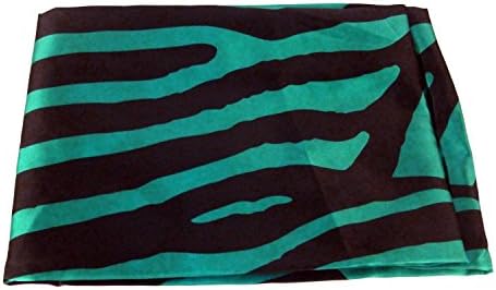 Hiliss Pro Salon Barbers Hairdresser Zebra Pattern Hair Cut Hairdressing Cape Cover Cloth (Green)