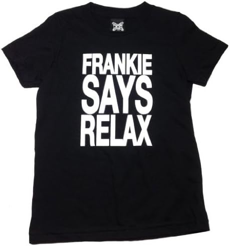 YoungPunks Little Boys Frankie Says Relax T Shirt Toddler 2T Black