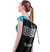 HemingWeigh Complete Acupressure Mat and Pillow Set with Carry Bag (Black)