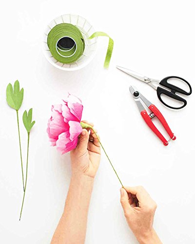 LOKIPA Green Floral Tape 1/2" Wide Floral Tape 30 Yards Floral Arrangement Accessories for Bouquet Stem Wrap Wedding Bouquet Flower - Thumbnail 2