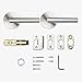 Kwikset 91540-003 Milan Door Handle Lever with Modern Contemporary Slim Round Design for Home Hallway or Closet Passage in Satin Nickel