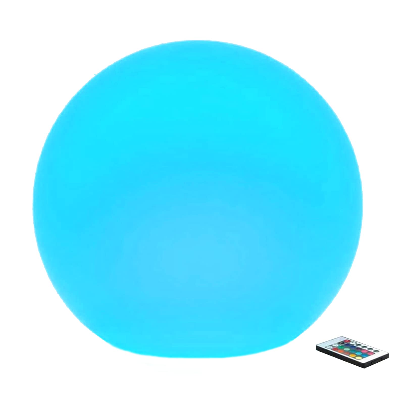 Photo 1 of **NON FUNCTIONAL** Borelor LED Ball Light, 10-Inch Rechargeable & Remote Control Globe Lights 16 RGB Colors Changing Indoor/Outdoor Night Light for Home/Party/Lawn/Desk Decoration