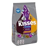 HERSHEY'S KISSES assorted Easter Candy variety mix, Milk Chocolate, SPECIAL DARK, Chocolate with Almonds, Perfect Easter Basket Stuffers, Party Bag, 33 Ounces