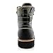 Polar Fox Brady MPX508571 Mens Casual Classic Combat Fur Lined High-Top Motorcycle Boots – Black, Size 10.5