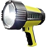 Wagan EL2484 Brite Nite 2 Million LED Spotlight LED Lantern Rechargeable Battery Water Proof, Silver