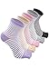 CaiDieNu Women's Animal Toe Socks - Cotton Five Finger Colorful Funny Casual Crew Socks for Ladies