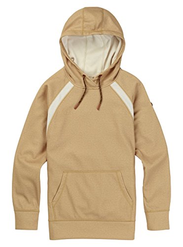Burton Womens Crown Bonded Pullover Hoodie 2018 Ochre Heather L