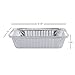DOBI Takeout Pans - Disposable Aluminum Foil Take-out Containers with Lids, Standard Size (Pack of 10)